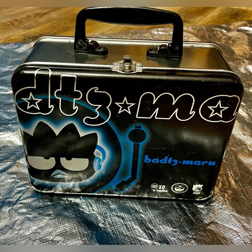 Y2K, DJ Bad Badtz Maru, Sanrio 2000, Used Collectable Lunch Tin